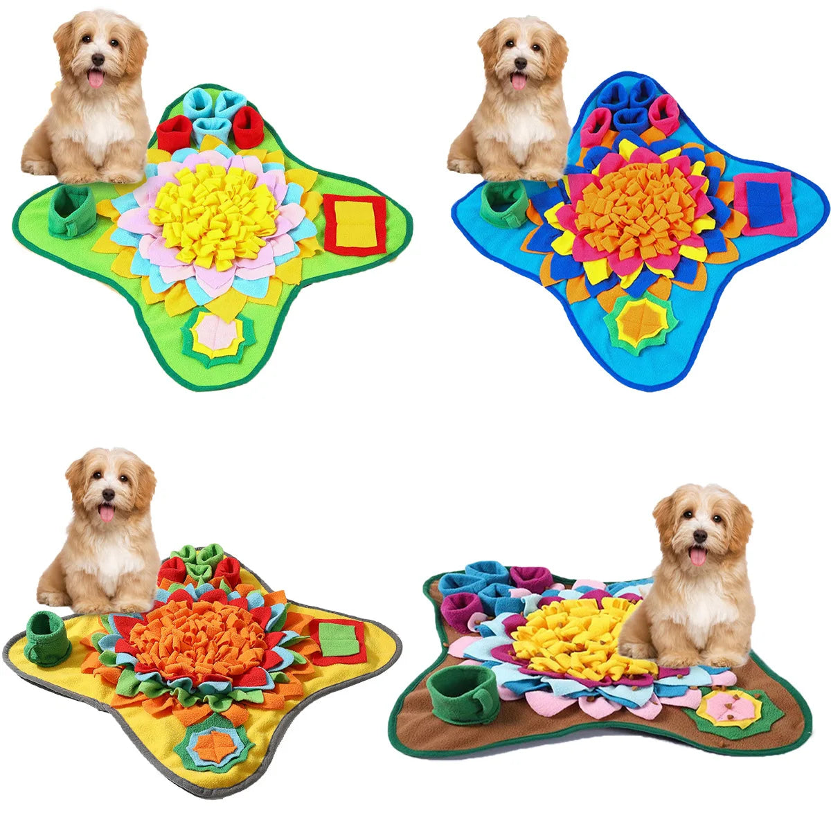 Dog Snuffle Mat – Interactive Treat & Foraging Puzzle